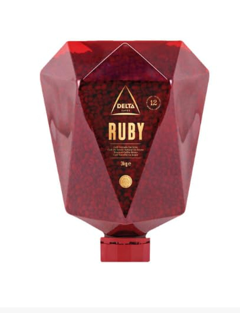 Delta Cafés – hele Ruby koffiebonen, doos van 3 kg
