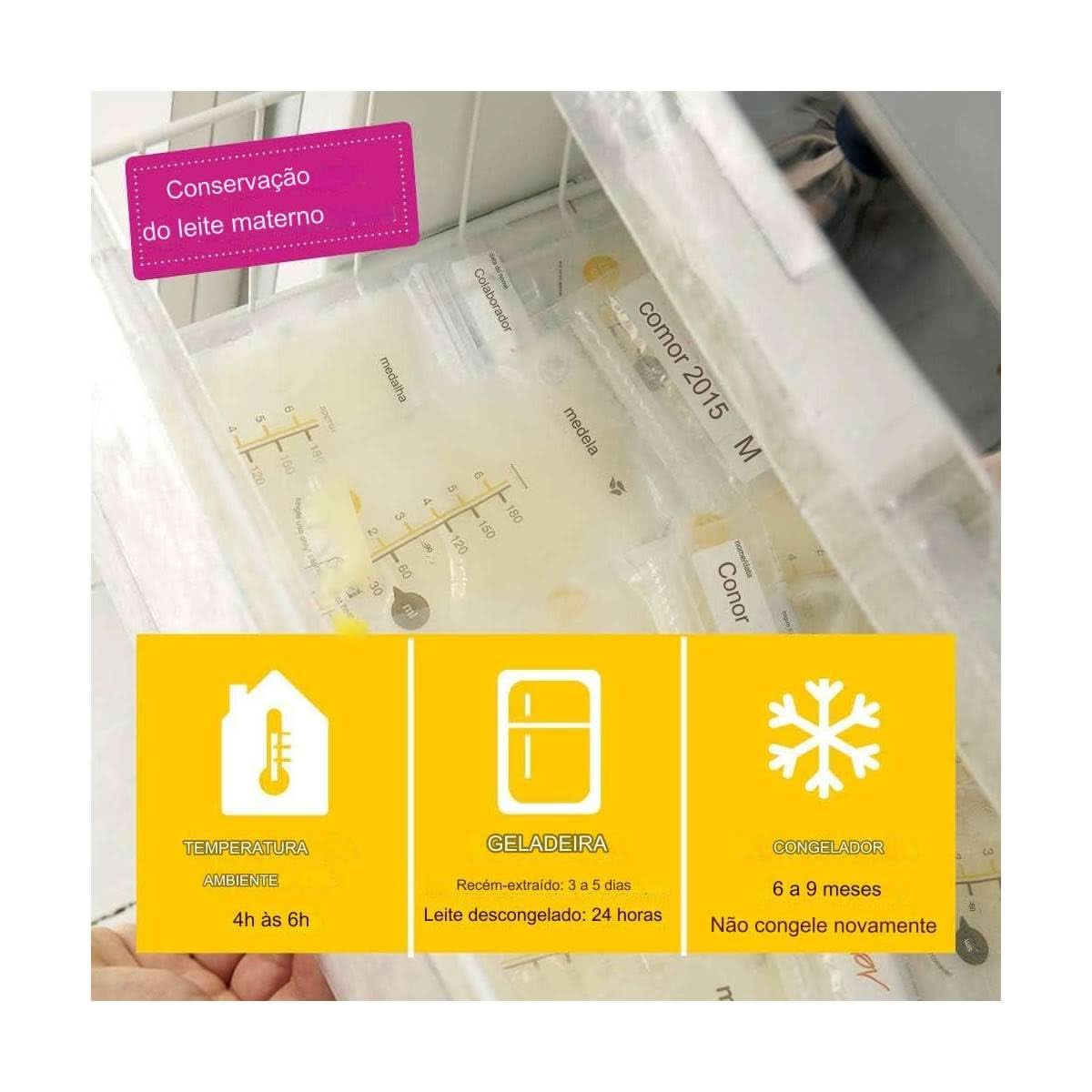 Medela moedermelkbewaarzakjes 25 stuks, ca. 200 ml, wit (Spaanse versie) Voedings- en borstvoedingsaccessoires Bebe Naty Shop
