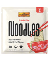 LEE KUM KEE Ramen Noodles - Aziatische ramen met een delicate en fijne textuur, de klassieker voor ramensoepen en wokgerechten, halfdroge noedels, twee porties per verpakking, 6 x 180 g multipack