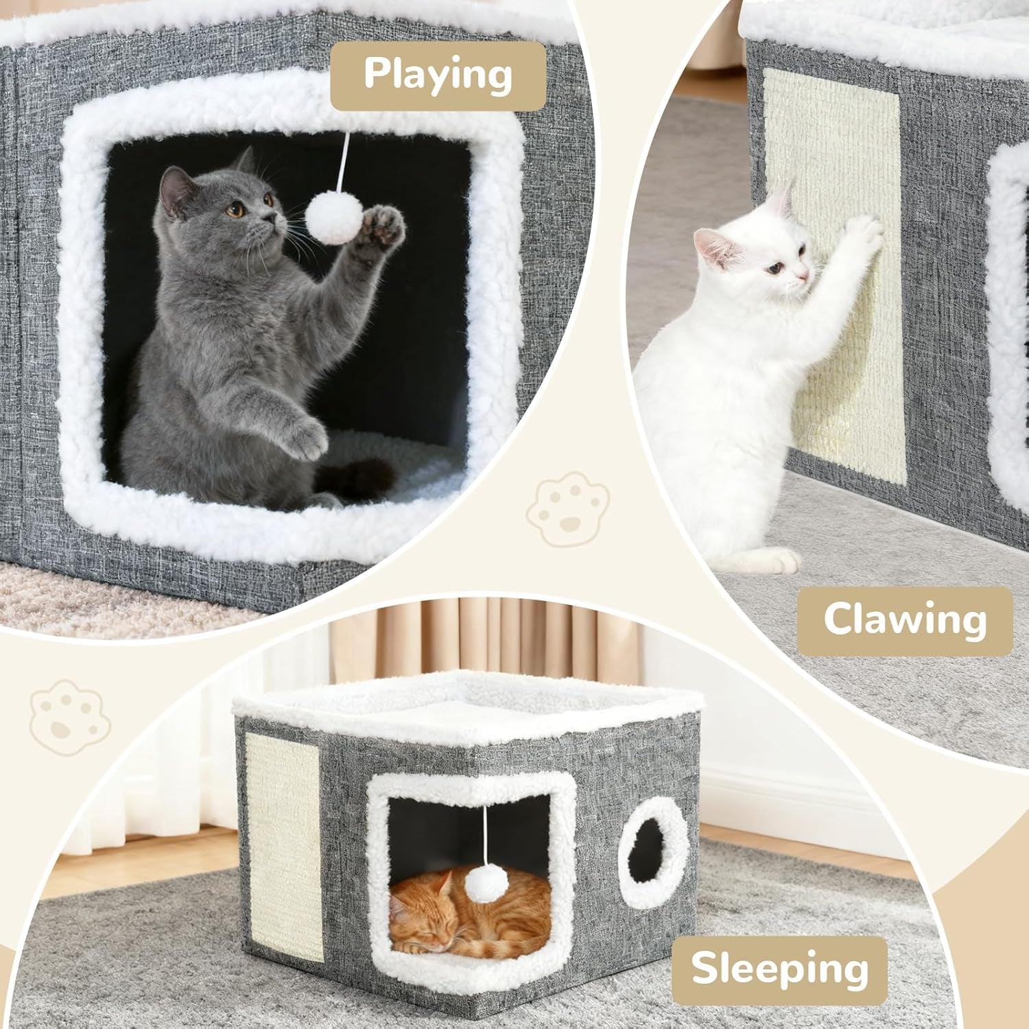 Dekens en meubels, Huisdieren, Grotten & Huizen, Katten, Kattenbedden, Katten - bedden, matrassen