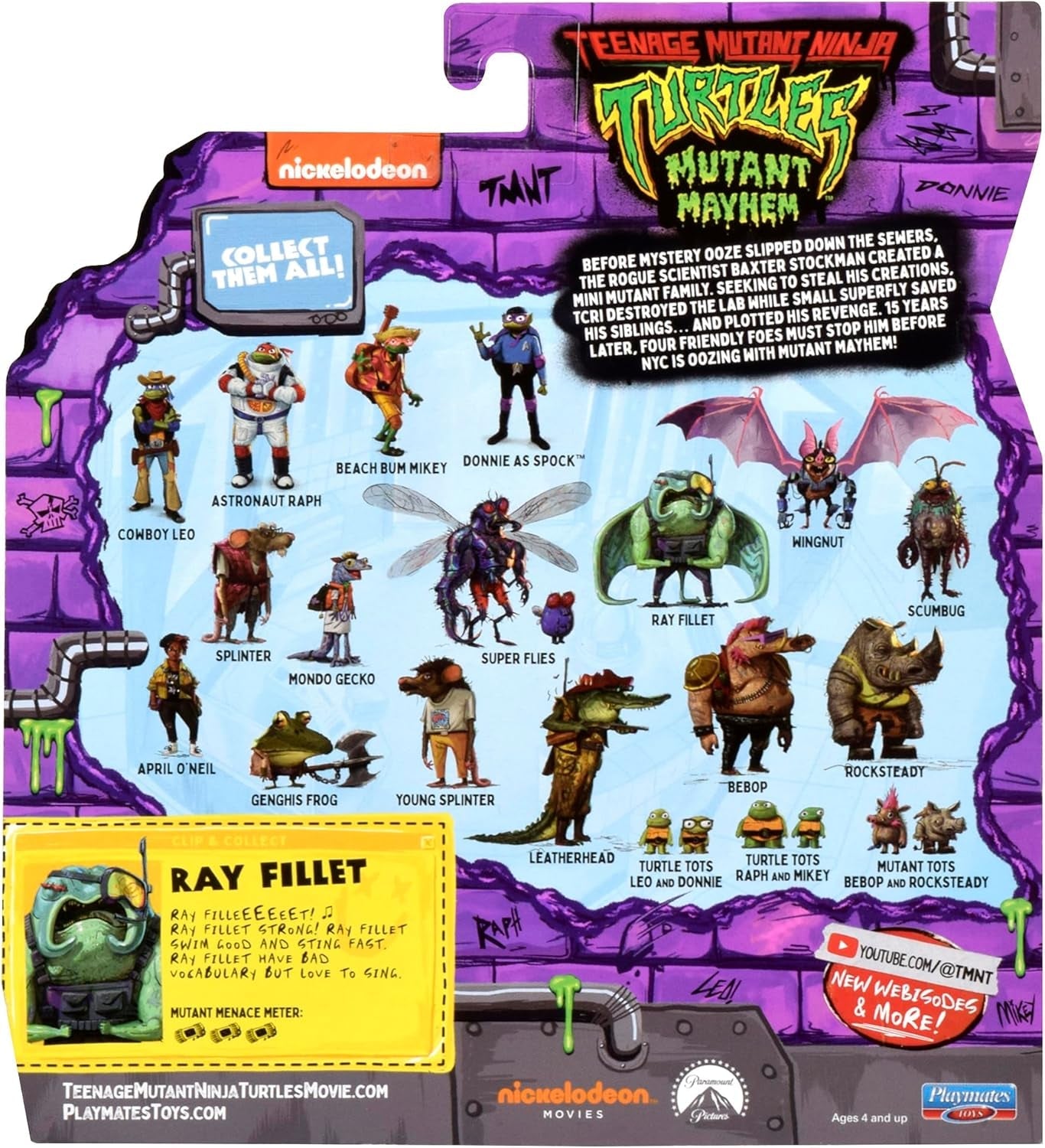 TEENAGE MUTANT NINJA Turtles - Basisfiguur Ray Fillet Actiefiguren Naty Shop
