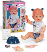 Baby Born Emma Jungle Style pop - 43 cm - 10 functies inclusief accessoires en bodysuit in unisex kleuren - Werkt zonder batterijen - Geschikt voor kinderen vanaf 3 jaar