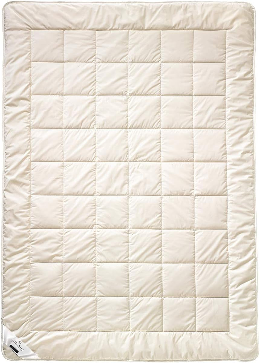 Billerbeck E45 Bamboe dekbed - zomerdekbed - 135 X 200 Cm - katoenen dekbed, verkoelend dekbed - met bamboe vulling, licht zomerdekbed (Sl) Quilts en quilts Naty Shop Medium (M) 155 X 220 Cm