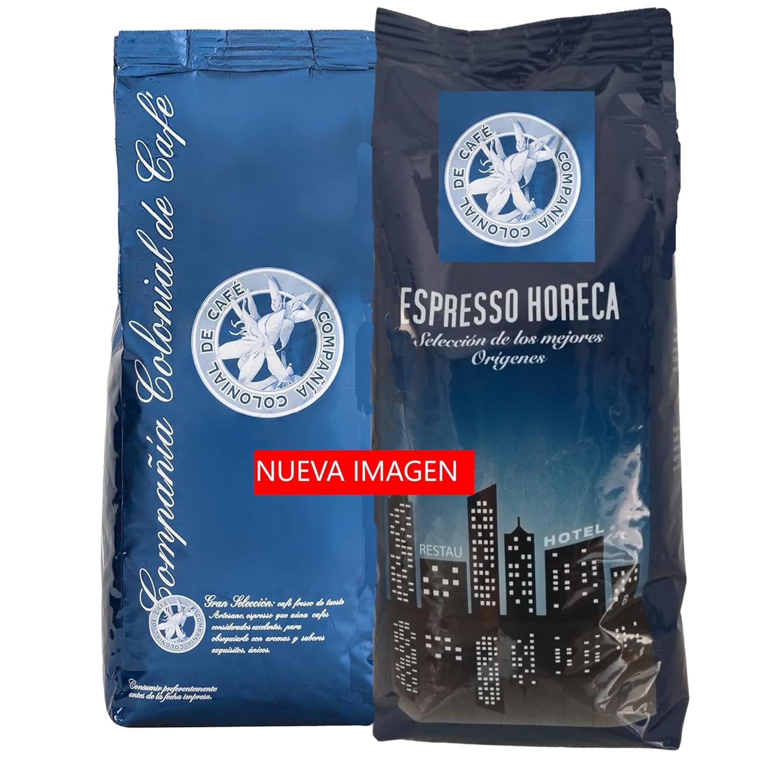 100% natuurlijke Arabica-koffiebonen 1 kg – intens gebrande espressokoffie met een mix van Colombiaanse en Braziliaanse afkomst – Fair Trade.