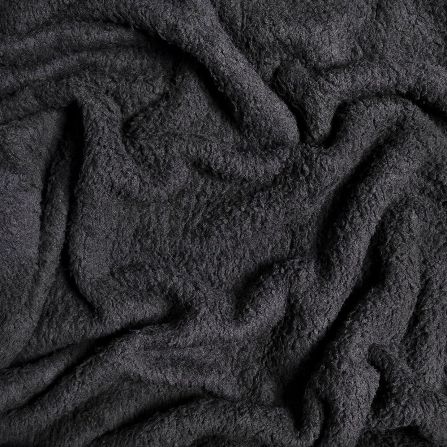 Brentford's Teddy Fleece Deken Groot Beddeken Pluche Superzacht Warm Slaapbank Sprei Zwart - 150 X 200 Cm Bedden en Dekens Besuche den Brentfords-Store