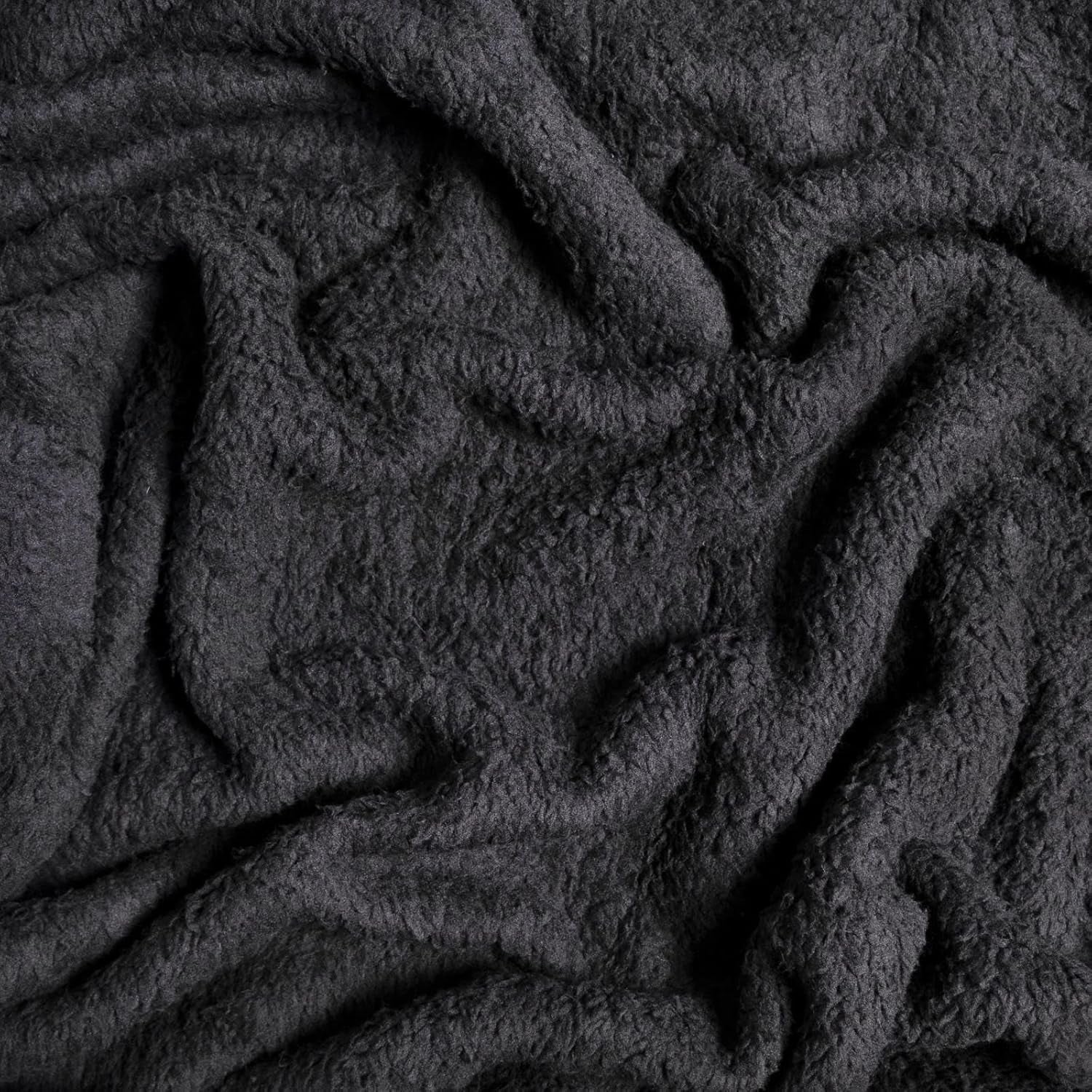 Brentford's Teddy Fleece Deken Groot Beddeken Pluche Superzacht Warm Slaapbank Sprei Zwart - 150 X 200 Cm Bedden en Dekens Besuche den Brentfords-Store