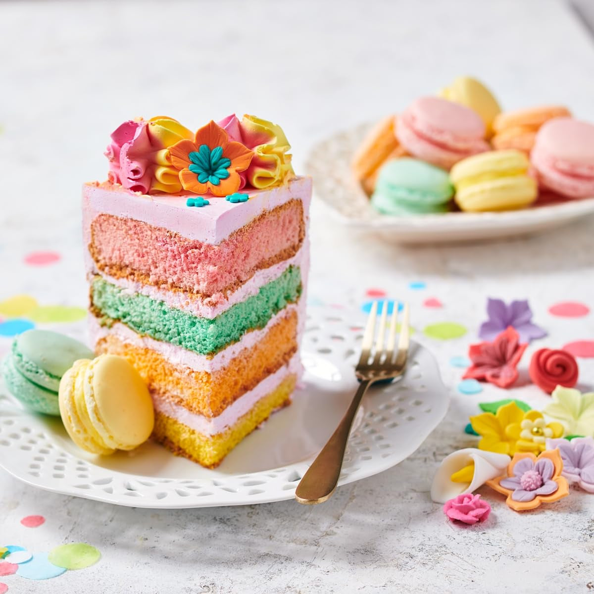 Funcakes Kleurpasta Kleurstof Set, 8-delig: Geconcentreerde kleurstof voor deeg, room, fondant, marsepein, deeg, modelleerpasta en bloemenpasta. Halal.
