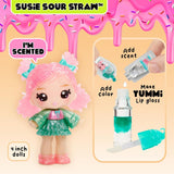 Yummiland Lipglosspop - Susie Sour Straw - Inclusief doe-het-zelf-lipglossset, geschikt voor kinderen vanaf 4 jaar, serie 2