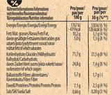 Drievoudig knapperige churro-ontbijtgranen met melkchocolade en gezouten karamel, volkorengehalte 36%, verpakking van 8 (8x300g)