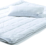 Aqua-Textil Soft Touch Set voor kinderen Dekbed 100 X 135 Cm 250G en 350G met kussen 40 X 60 Cm 150G Dekbed 4 seizoenen Klimaatbeheersing Oeko-Tex Dekbedden en dekbedden Naty Shop 135X200 Cm + 1X 40X80 Cm Set 4 seizoenen