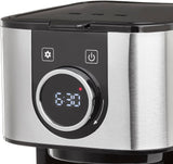 CASO Selection C 10 Thermo Design koffiezetapparaat – roestvrijstalen behuizing, 1,2 l isotherme karaf (10 kopjes), touchbediening en timer, Aroma PLUS-functie, permanent filter, antidruppelfilter