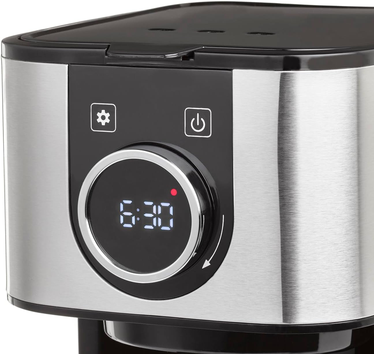 CASO Selection C 10 Thermo Design koffiezetapparaat – roestvrijstalen behuizing, 1,2 l isotherme karaf (10 kopjes), touchbediening en timer, Aroma PLUS-functie, permanent filter, antidruppelfilter