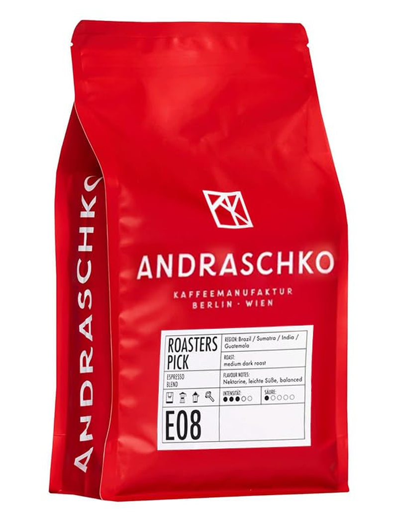 Roasters Pick Espresso Blend - 100% Arabica, ganze Bohne - vielschichtige Röstung - frisch in Berlijnse geröstet - 500g