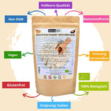 Dalia - Biologisch volkoren havermeel 500g | Glutenvrij | Rijk aan vezels en eiwitten. Herkomst: Italië | Voor brood, cake, pap en fitnessrecepten | Premium kwaliteit