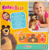 Masha en Michka Masha-pop van 12 cm en Bärka-knuffel van 20 cm voor kinderen vanaf 3 jaar MHA21