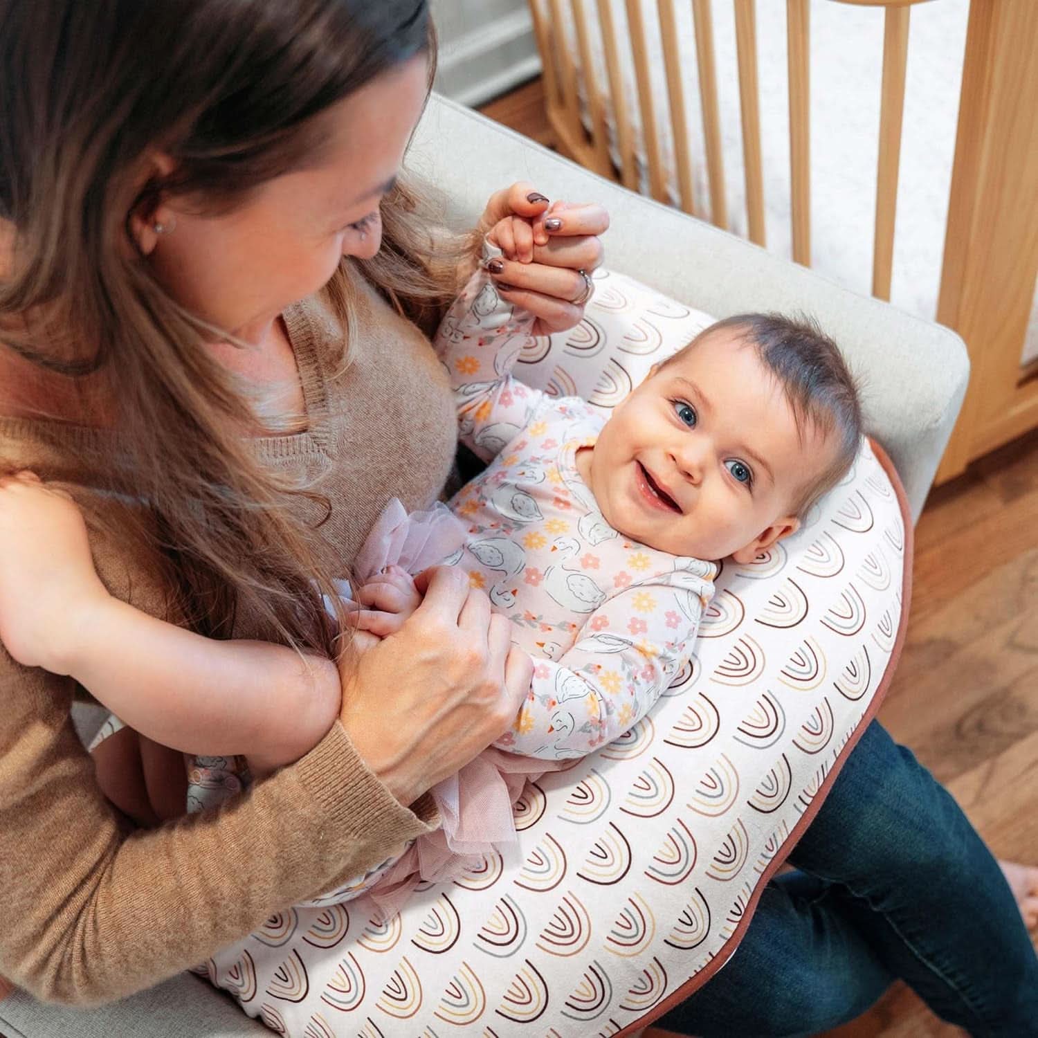 Borstvoedingskussenhoes - Biologische stof Voedings- en borstvoedingsaccessoires Bebe Naty Shop
