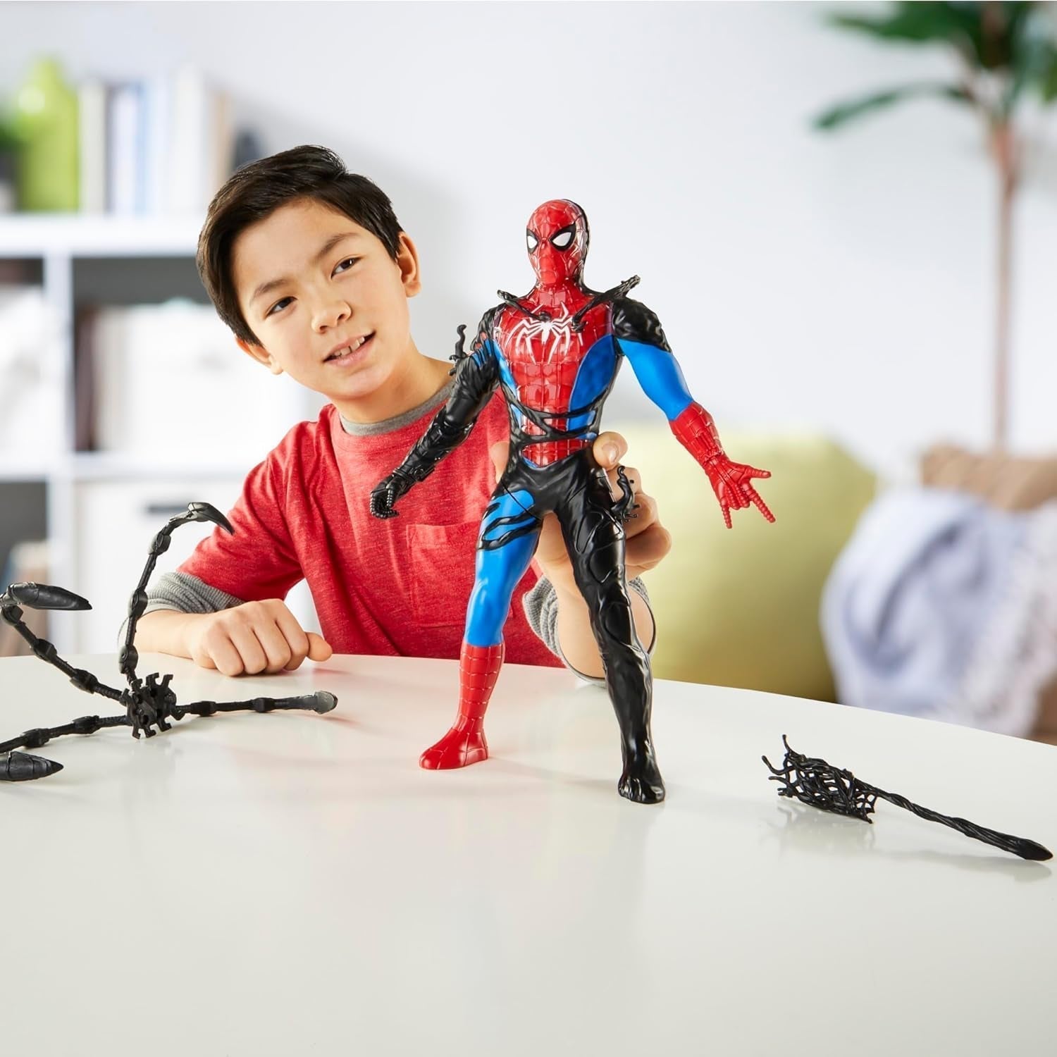Marvel Spider-Man Venomversus Spider-Man Color Changer-actiefiguur met accessoire Actiefiguren Naty Shop