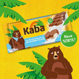 Kaba volle melk- en melkroomchocolade, gevulde chocoladereep, reep van 90 g, smeltende chocolade met lichte melkroom en originele Kaba-smaak