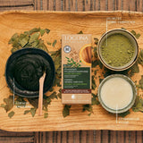 LOGONA Natural Cosmetics Kruiden voedende haarverf, biologisch hennapoeder Veganistische haarverf voor intense kleur en glans, Kruidenhaarverf in koperblond (blond), 1 x 100 g Naty Shop haarverf
