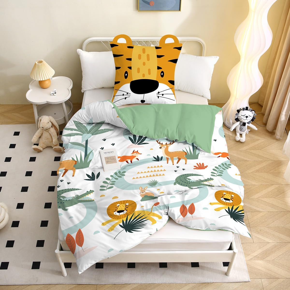 3D-microvezelbeddengoed, dieren, unisex Beddengoed - kinderen Naty Shop