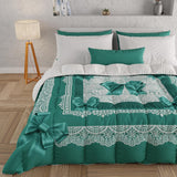 PETTI Artigiani Italiani - Winterquilt, Winterquilt, Eenvoudige quilt, Dubbelzijdig, Monocolor en digitaal printen, 100% hypoallergene microvezel, Made in Italy