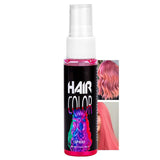 Haarlakkleur, Tijdelijke Rode Spray Haarverf, Roodgekleurde Haarverf, Wasbare Haarverf, Levendig Rode Haarkleurspray, Instant Haarverf, Haarverf voor Carnaval, Halloween, Cosplay, Feesthaarverf Naty Shop Roze 30 Ml (1 Pak)
