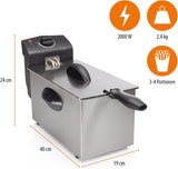 Tristar oliefriteuse FR-6935, 2000 watt, 3 liter, thermostaat, koude zone, 3-4 personen, metaal Apparaten Naty Shop