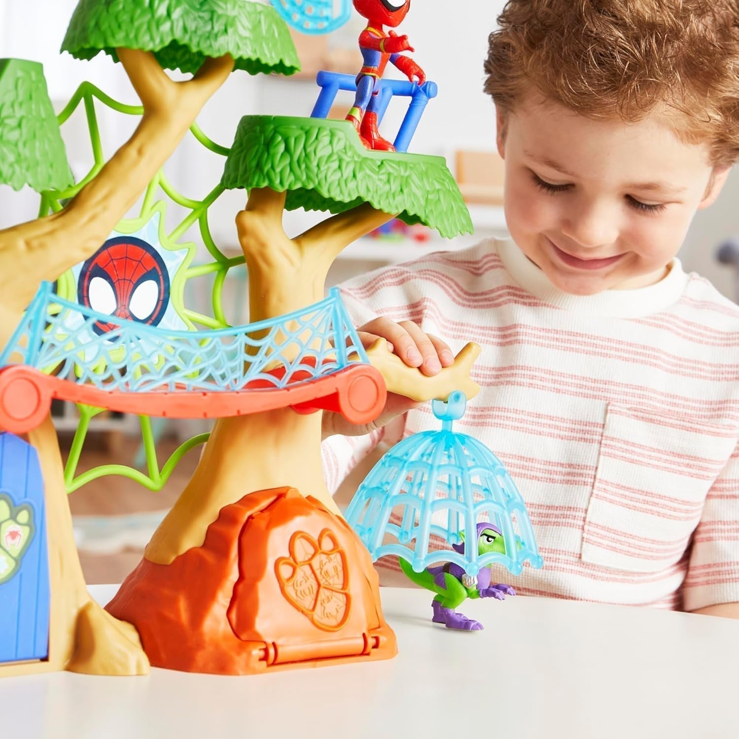 Marvel Spidey en zijn supervrienden Dino Treehouse superheld speelset actiefiguren Naty Shop
