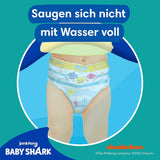 Pampers Splashers Baby Shark Limited Edition Wegwerpzwemluiers 4-5, 11, 9kg-15kg, voor veilige bescherming in het water