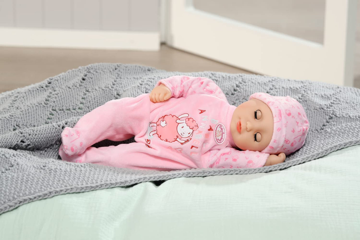 Annabell Kleine Annabell zachte pop 36cm, met stoffen lijfje en slaapogen, 36cm, 709870 Zapf Creation