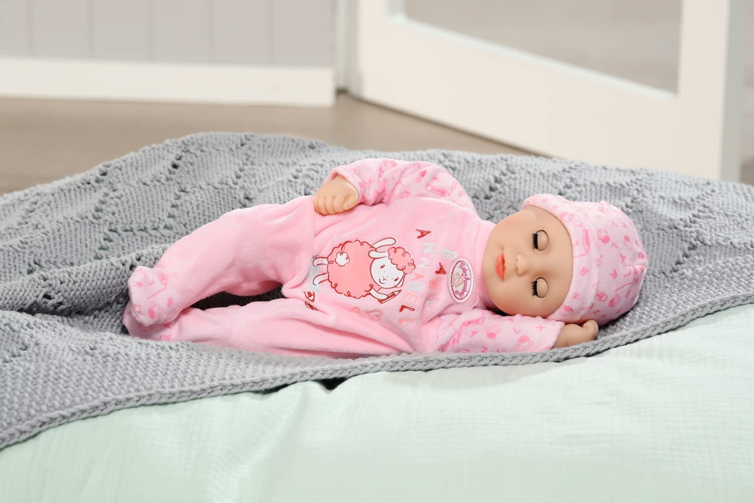 Annabell Kleine Annabell zachte pop 36cm, met stoffen lijfje en slaapogen, 36cm, 709870 Zapf Creation
