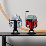 LEGO Star Wars Mandalorian helmmodel, collectie kamerdecoratie en een prachtig cadeau voor volwassenen, bouwpakket, mannen, vrouwen, moeder, vader, cadeau-idee voor de collectie 75328 Bouwsets Besuche in LEGO-Store