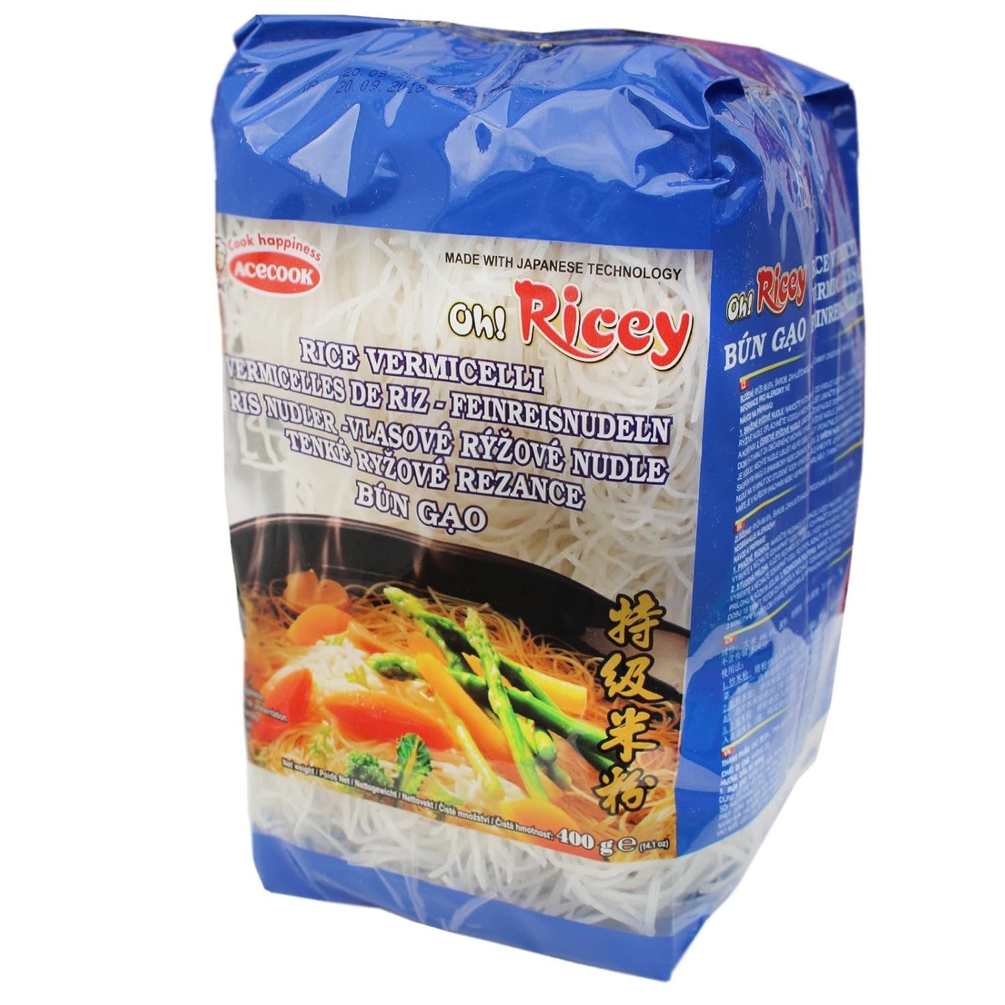 ACECOOK - OF Rijstvermicelli - (1 X 400 GR)