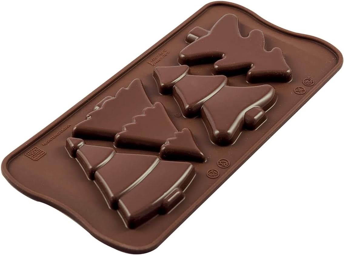 Silikomart 22.146.77.0065, voor chocolade, "Choco Pine" Keuken Naty Shop