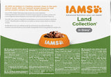 IAMS Delights Land Collection Natvoer voor katten - Multipack met vleessoorten (lamsvlees, rundvlees, kip en kalkoen) in saus, natvoer voor katten vanaf 1 jaar, 12 x 85 g