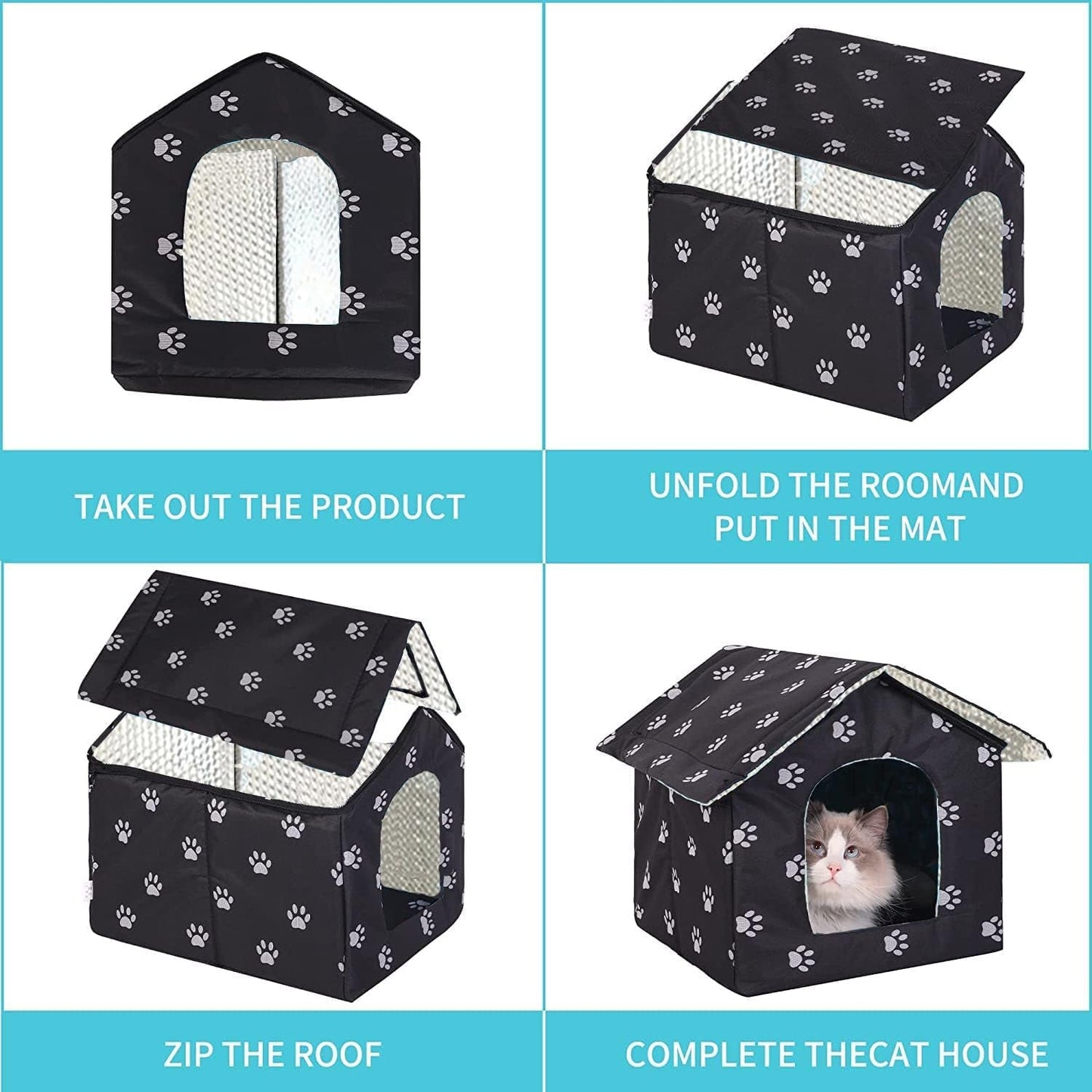 Dekens en meubels, Huisdieren, Grotten & Huizen, Katten, Kattenbedden, Katten - bedden, matrassen