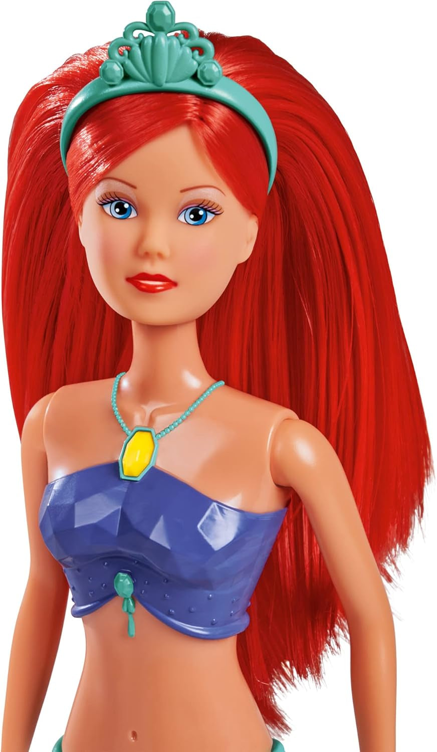 Simba 105733656 - Steffi Love sprankelende zeemeerminpop (39 cm) - Gloeiende zeemeermin van kleur veranderende lichtgevende regenboog, waterdicht speelgoed voor kinderen vanaf 3 jaar