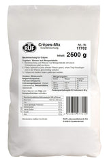 RUF Waffel-Mix, Großpackung, Grundmischung Zur Herstellung Von Waffeln Im Waffeleisen, Für Großküchen, Kantinen, Hotels en Restaurants, 1 X 2500G Mix voor bakken en koken Naty Shop Crêpesteig Single