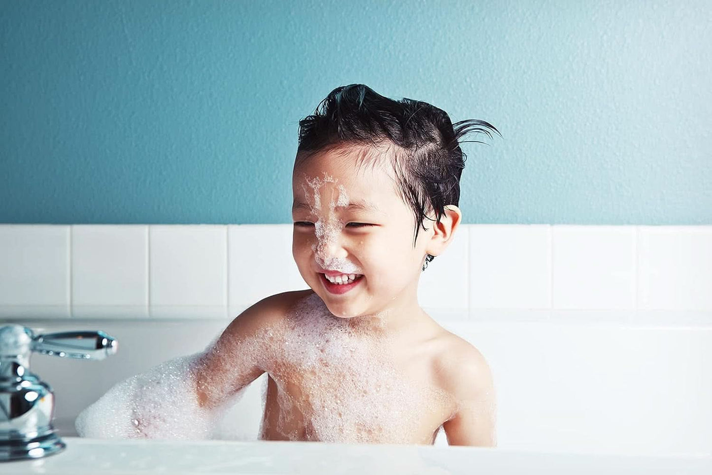 Tetesept Kids Dino - badadditief voor kinderen, schuim, kleurt het water groen, 40 ml Naty Shop