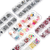 10 dozen nagelsteentjesset, multifunctionele accessoires met 1 pincet, decoratieve diamanten, kristallen, parels, edelstenen, kleurrijk, gemengd, paardenogen, metalen stenen, voor doe-het-zelf nail art-decoraties