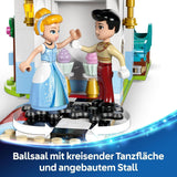 LEGO Disney Princess kasteel Assepoester en paardenkoets, set voor meisjes vanaf 6 jaar, fantastisch speelgoed met prinses Assepoester en charmante prins mini-poppen, cadeau-idee voor Disney-fans 43275 Bouwsets Beuche in LEGO-Store