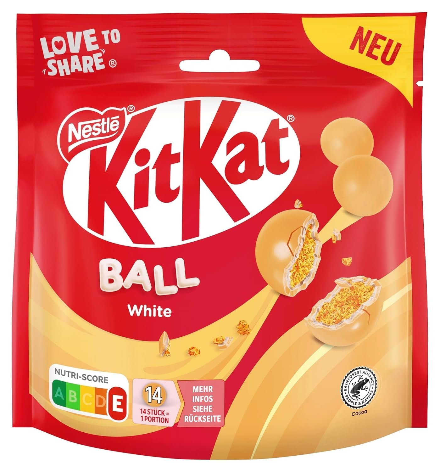 NESTLÉ witte ballen, verpakking van 1 (1 x 130 g)