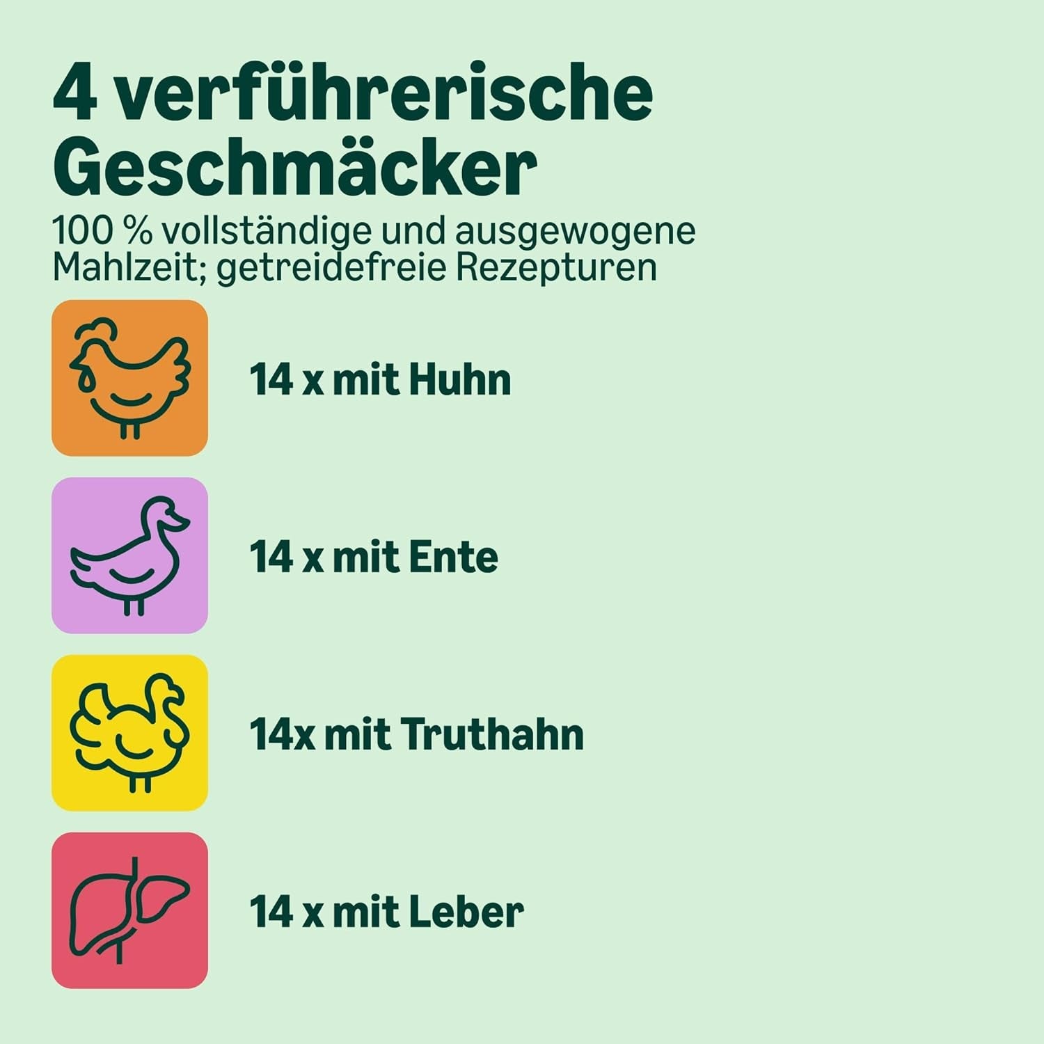 Amazon Graanvrij nat kattenvoer voor volwassen katten Vleesselectie in bouillon 4,76 kg 56 verpakkingen van 85 g (voorheen levenslang)