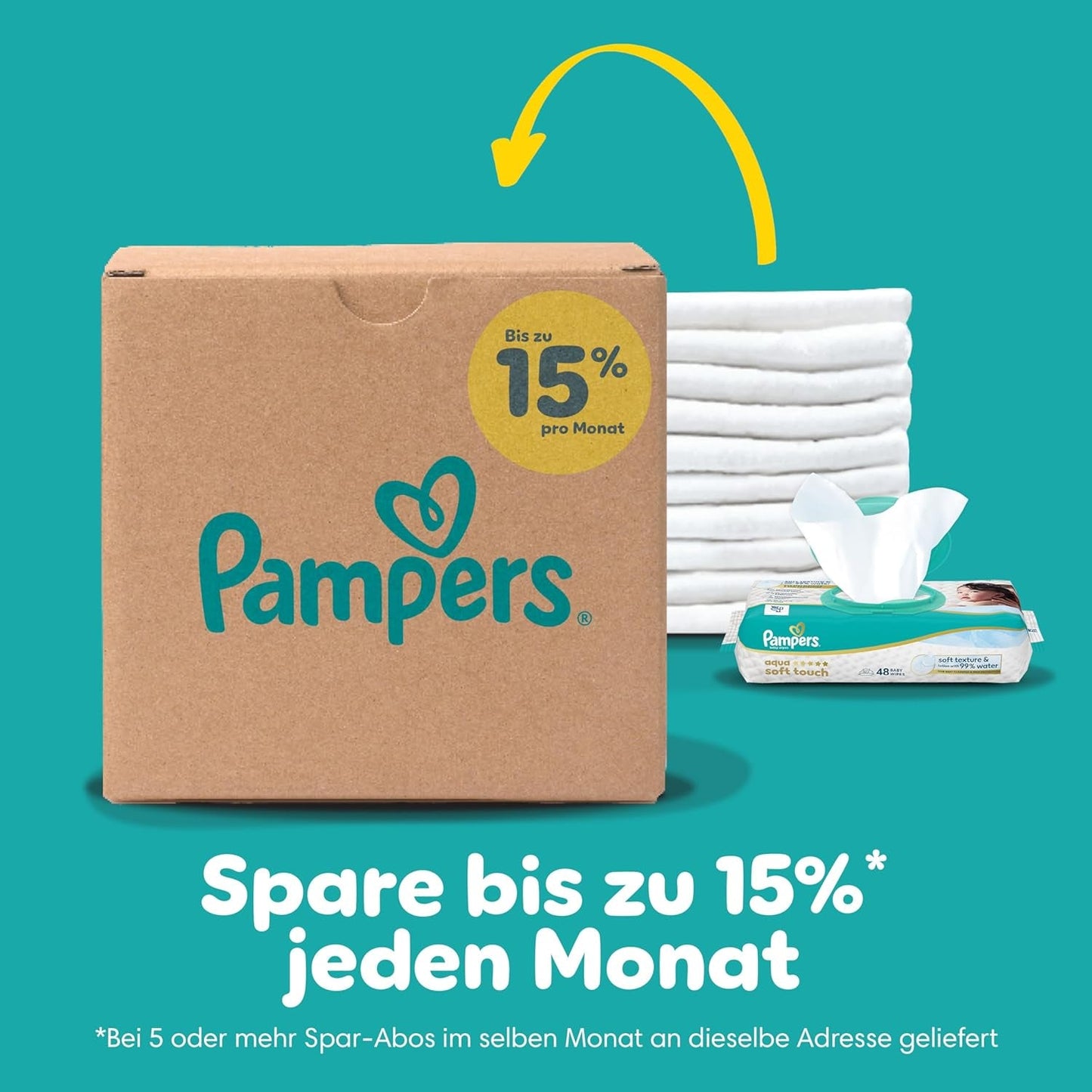 Pampers Baby-Dry Puppy Patrol Edition luiers, maat 4, 222 luiers, 9kg - 14kg, tot 100% lekbescherming en de hele nacht comfort