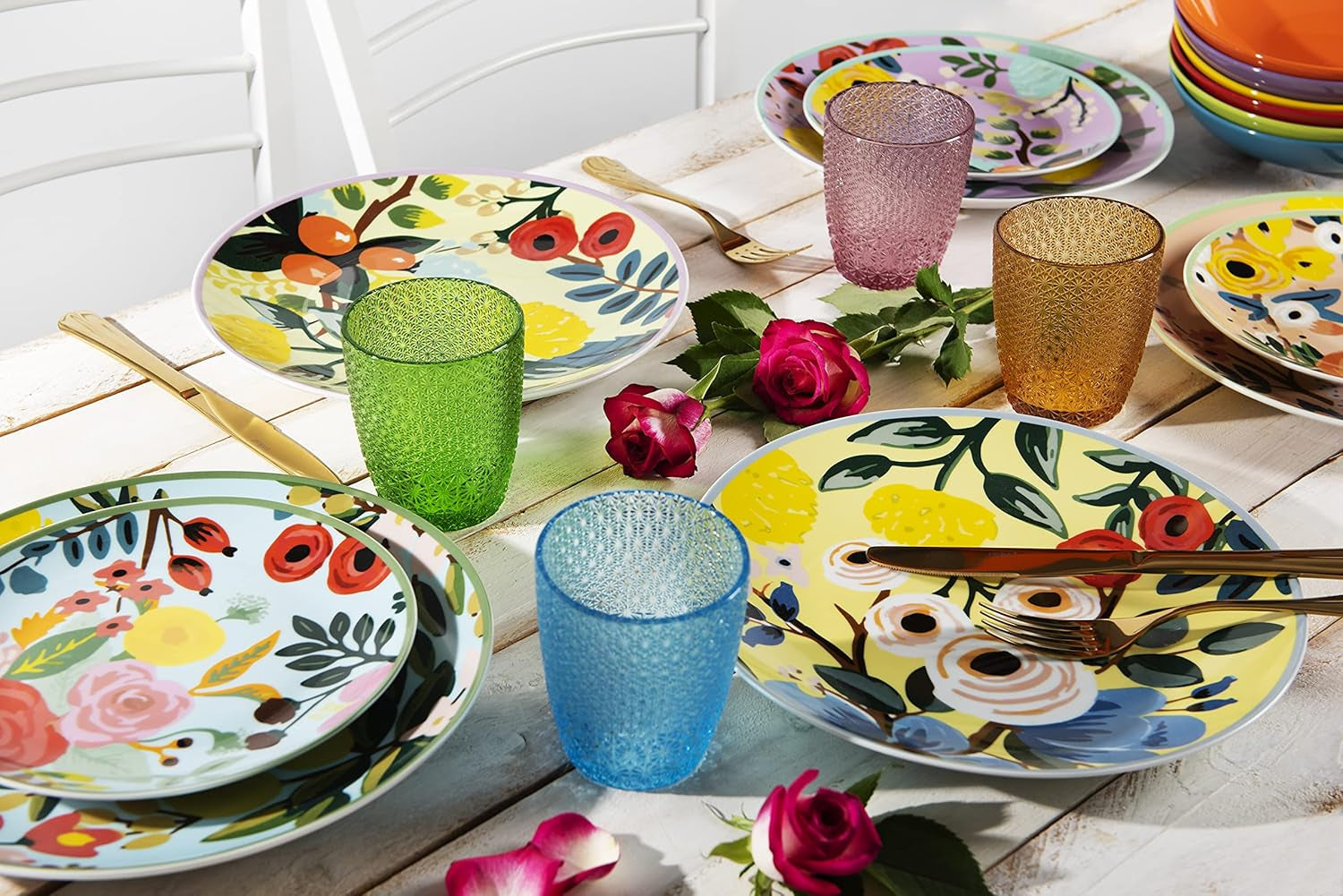 Excelsa servies, 18 delig, Bloemen Frida