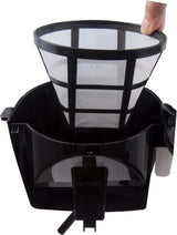 Tristar 1,25L koffiezetapparaat - voor 10-12 kopjes, ook geschikt voor kamperen, CM-1245, zwart