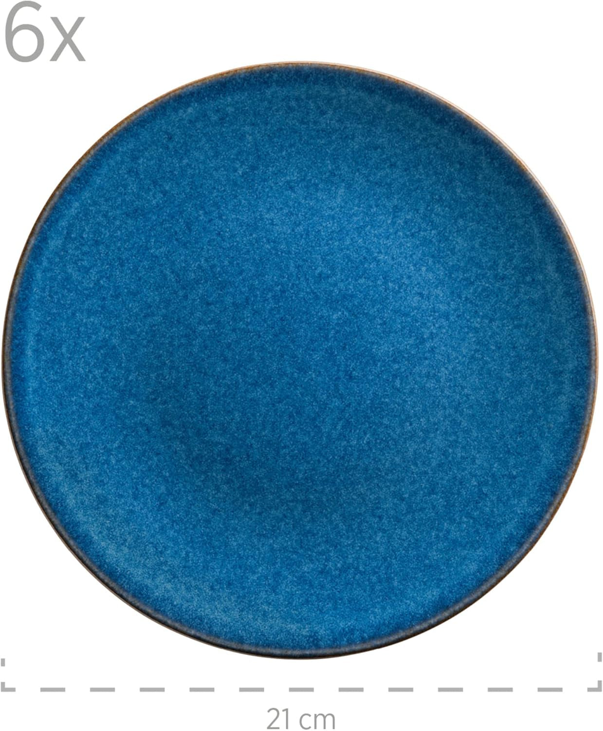 MÄSER ontbijtset, OSSIA keramiek, koningsblauw, blauw