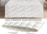 Traumnacht energiebesparende deken - Extra warme winterdeken met een vulgewicht van 1.685 g, 100% microvezel, wasbaar op 60 graden, 135X200 cm, Oeko-Tex gecertificeerd, geproduceerd volgens de Duitse kwaliteitsnorm Spreien en dekbedden Naty Shop