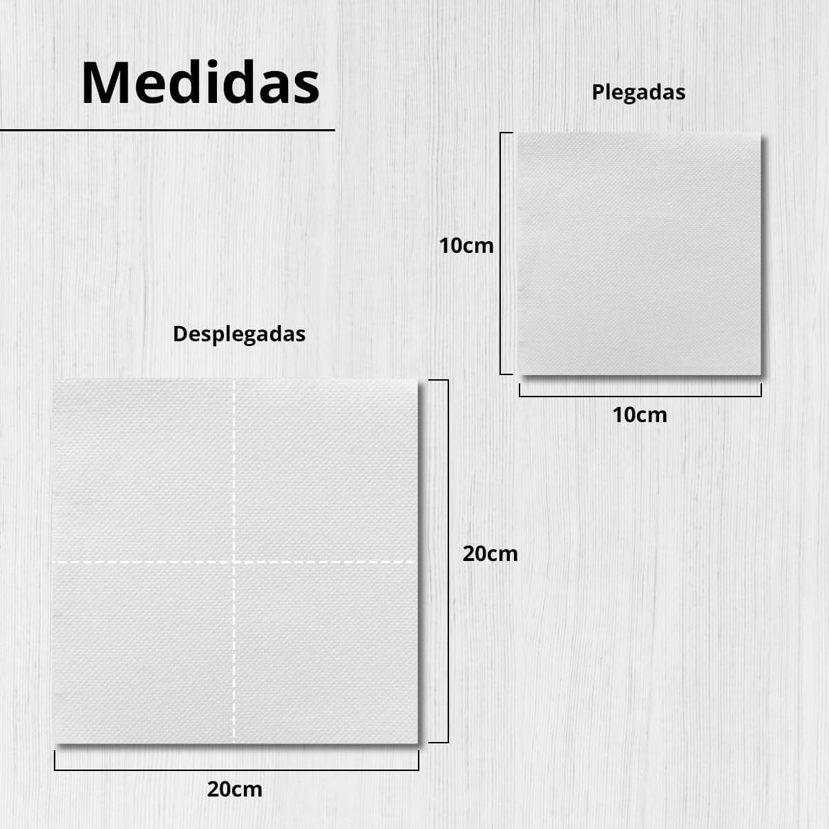 300 stuks witte cocktailpapieren servetten + roestvrijstalen servethouder microdottextuur dik absorberend 10 x 10 cm samengevouwen