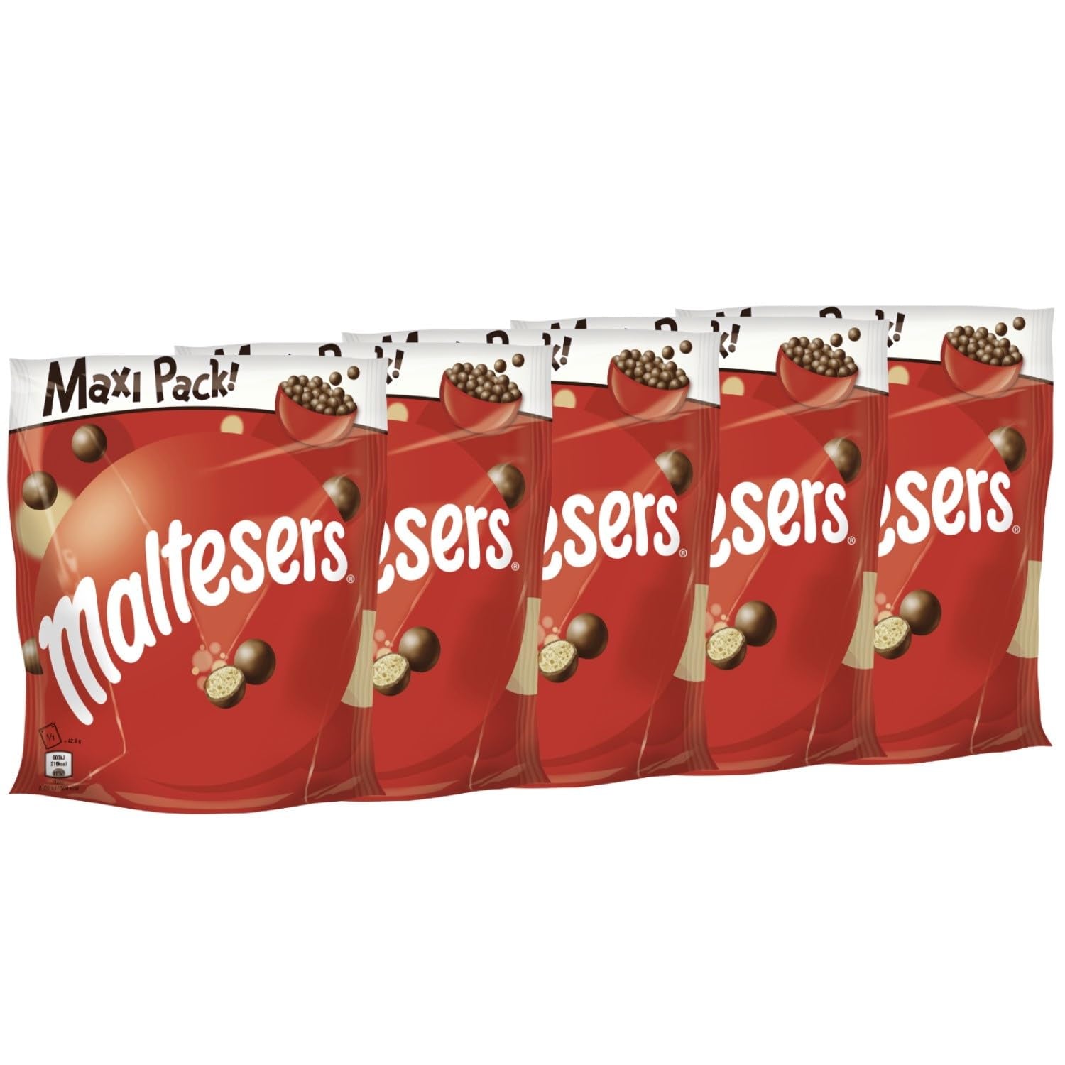Maltesers, chocoladeballetjes met een knapperige en lichte kern, luchtig, chocoladesnack, 1 pakje (1 x 300 g)